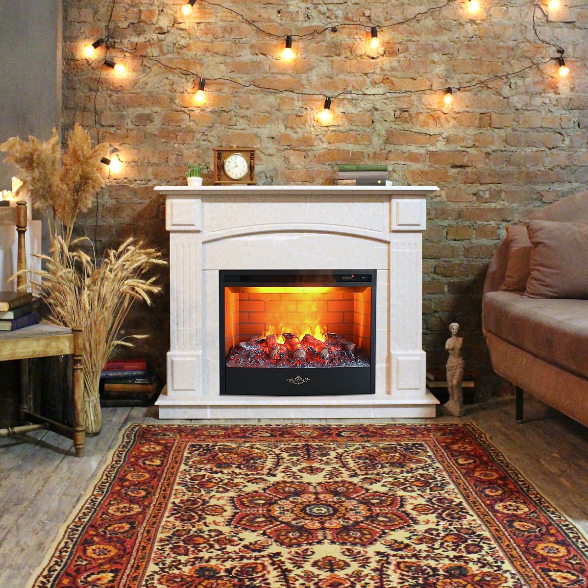 Электрокамин RealFlame Carolina 24/25,5 DN с очагом 3D Firestar 25,5