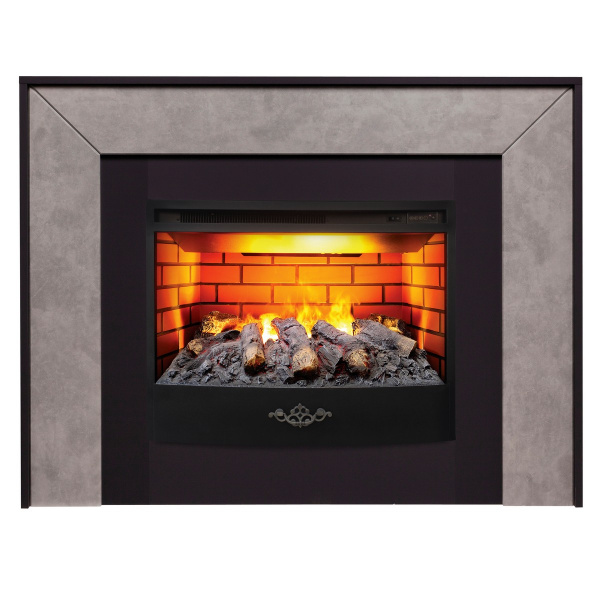 Электрокамин RealFlame Jersey 25,5 GR графит с очагом 3D Firestar 25,5