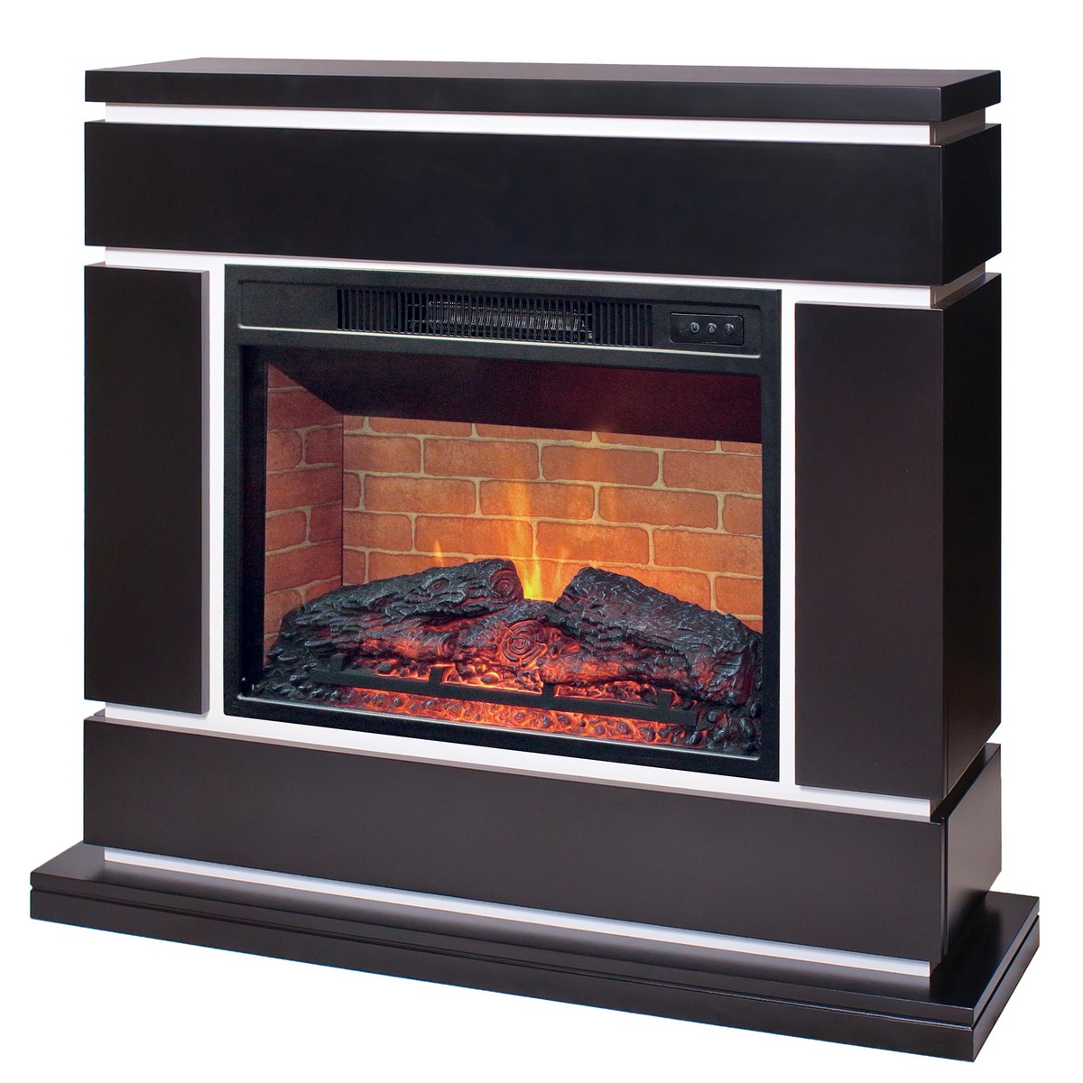 Электрокамин RealFlame Vega 24 BLM черный с очагом Irvine 24