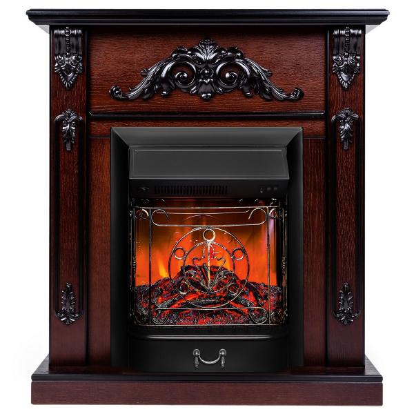Электрокамин RealFlame Anita AO античный дуб с очагом Majestic Lux Black