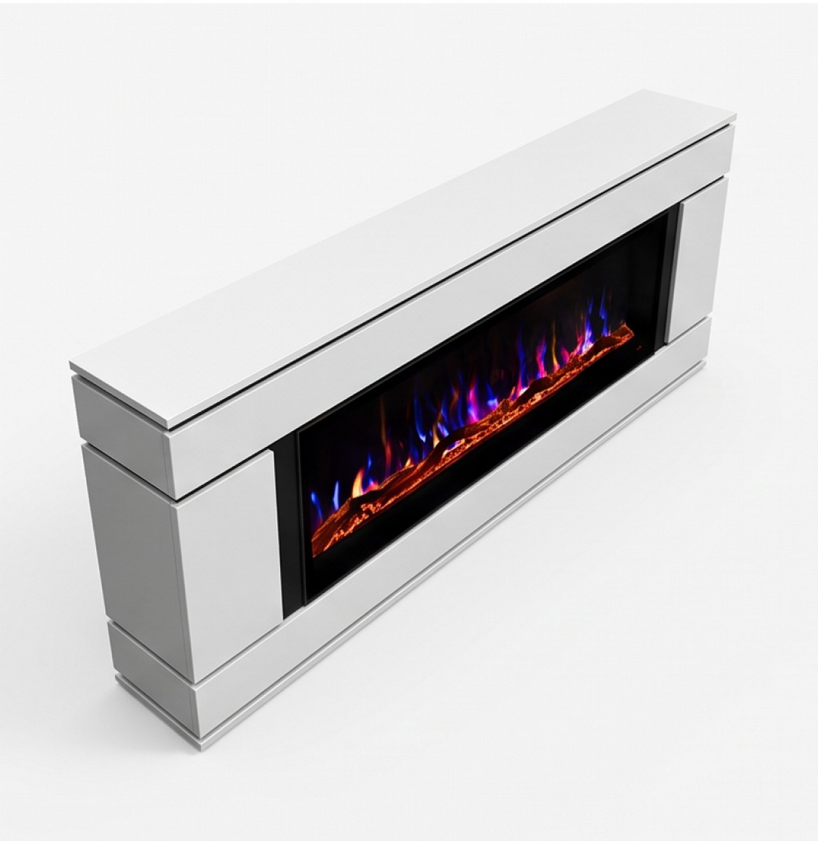 Каминокомплект ВЕГА ЛАЙТ R J52/PRM50/F50/SF50/E5 WT-LCB510/BL-LCB917 Белый/Уни неро О + SAFITA-S 50 (SPP50) Wi-Fi Электрокамин