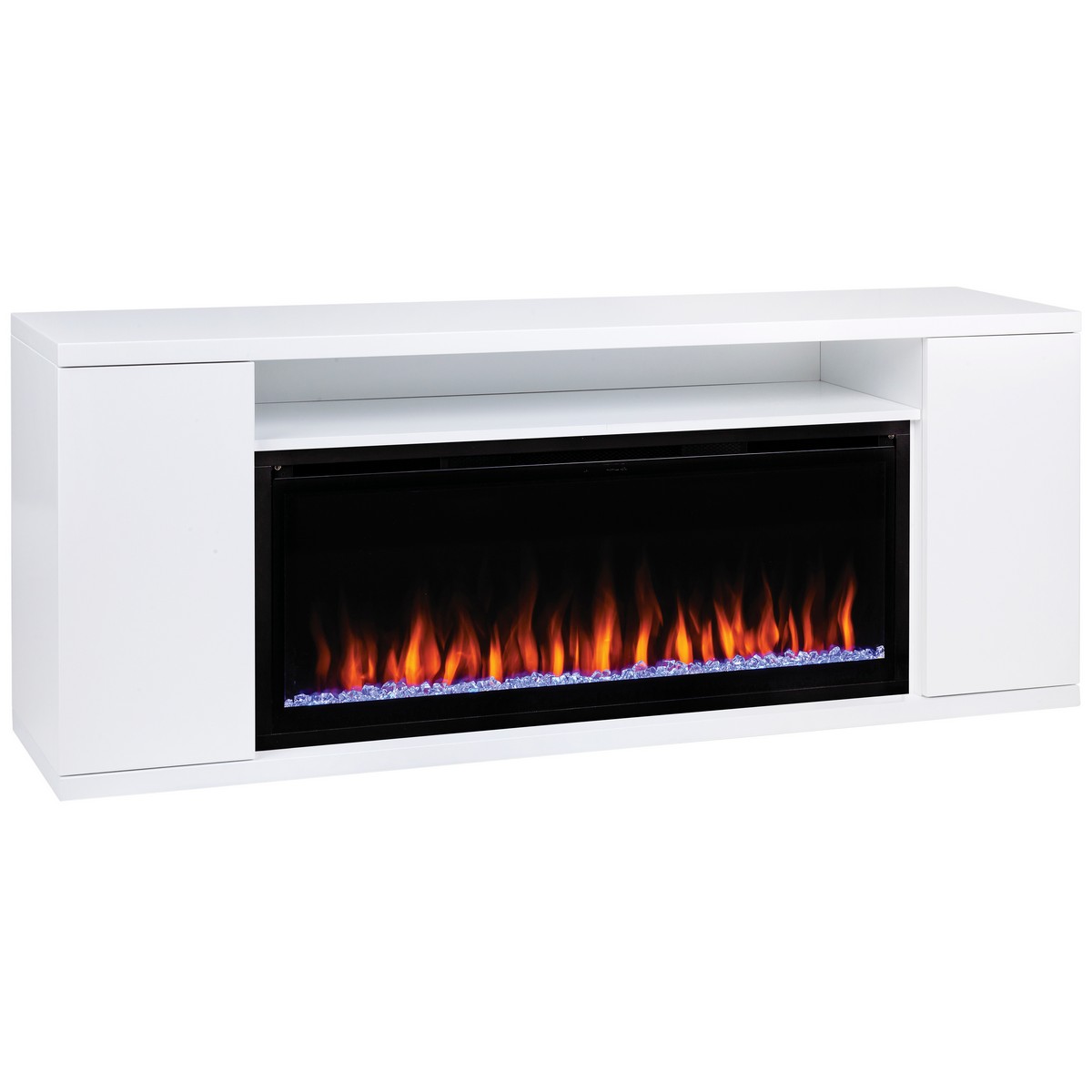 Электрокамин RealFlame Bergen 42/BV WT белый с очагом Saphir 42