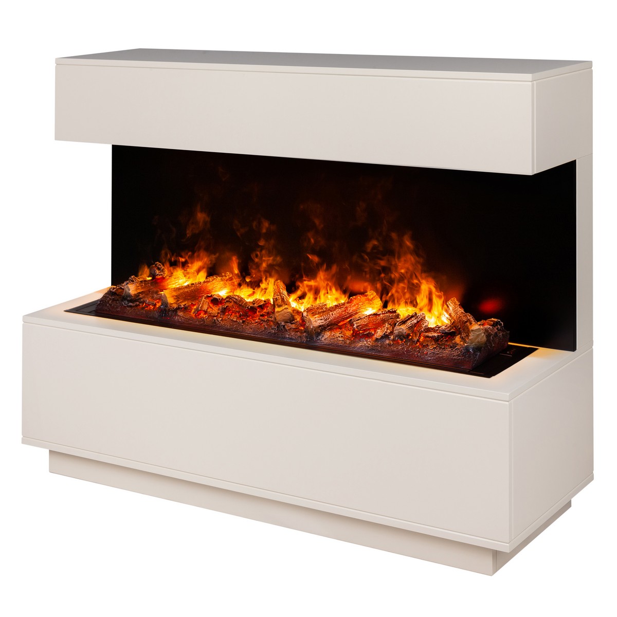 Электрокамин RealFlame Modern CST1000 WT белый дуб с очагом 3D Cassette 1000
