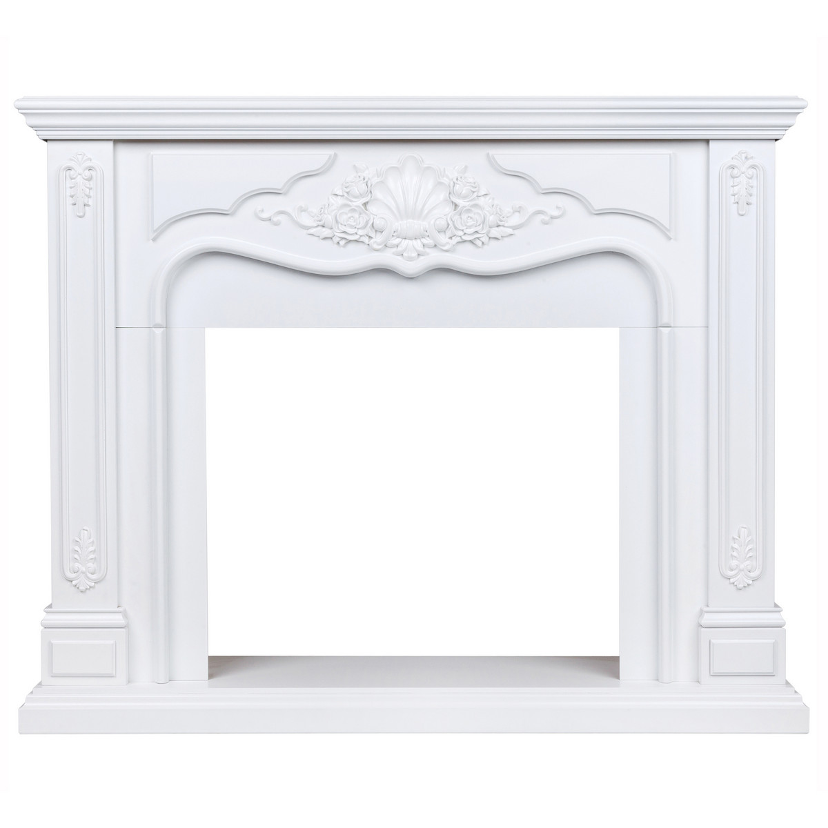 Портал каминный из МДФ RealFlame Victoria WT, белый