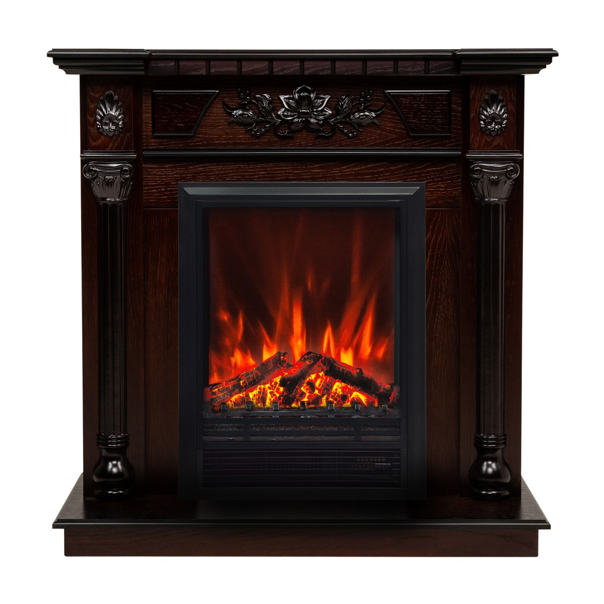 Электрокамин RealFlame Dacota AO античный дуб с очагом Eugene