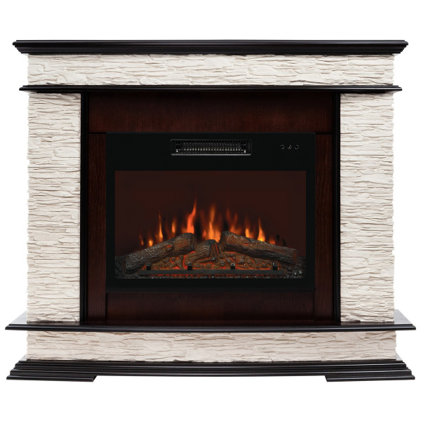 Электрокамин RealFlame Edinburgh 24 AO античный дуб с очагом Kendal 24