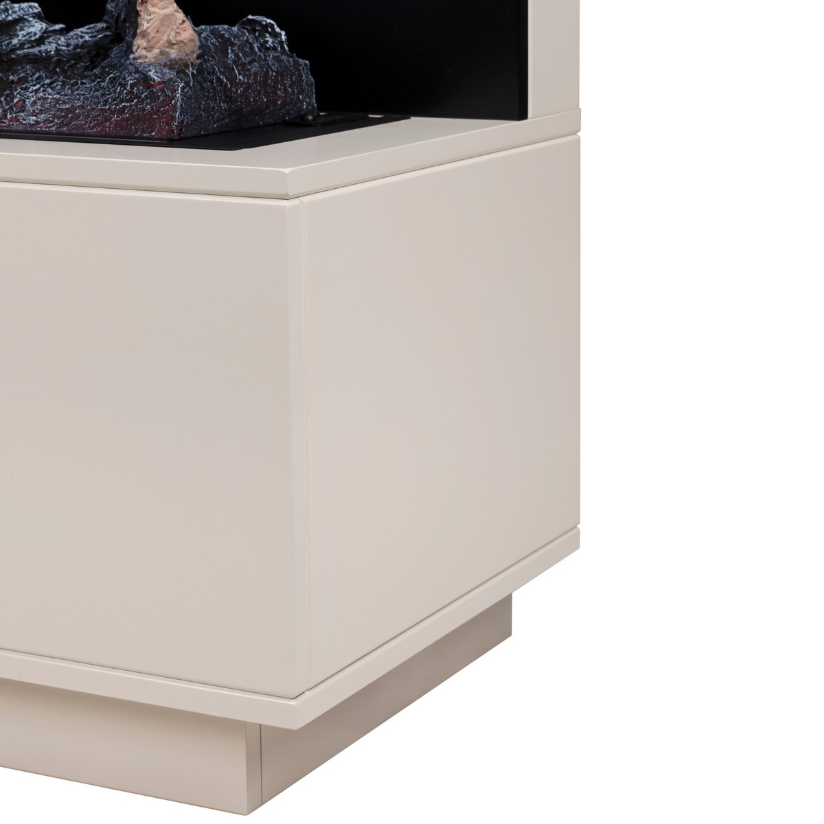 Электрокамин RealFlame Modern CST1000 WT белый дуб с очагом 3D Cassette 1000