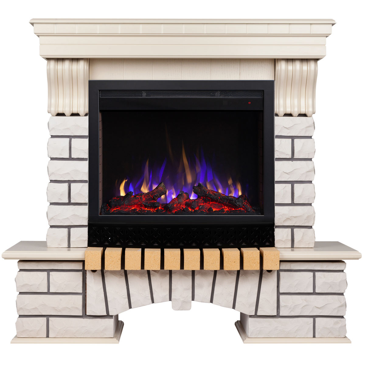 Электрокамин RealFlame Country WT с очагом Saphir 25,5