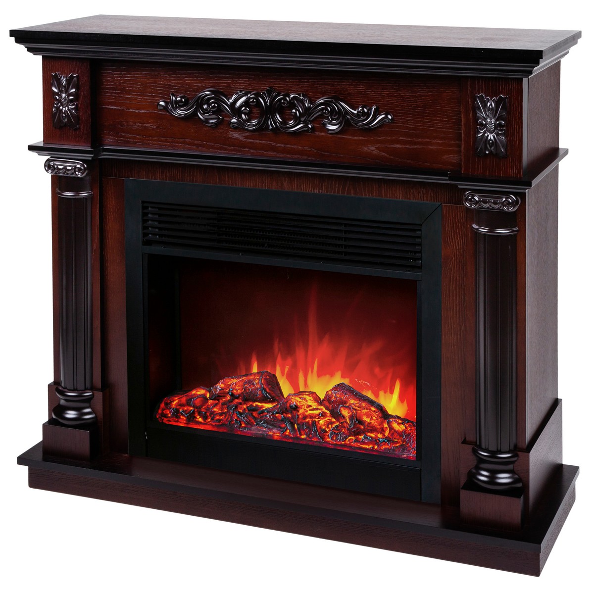 Электрокамин RealFlame Silvia 26 AO с очагом Moonblaze Black