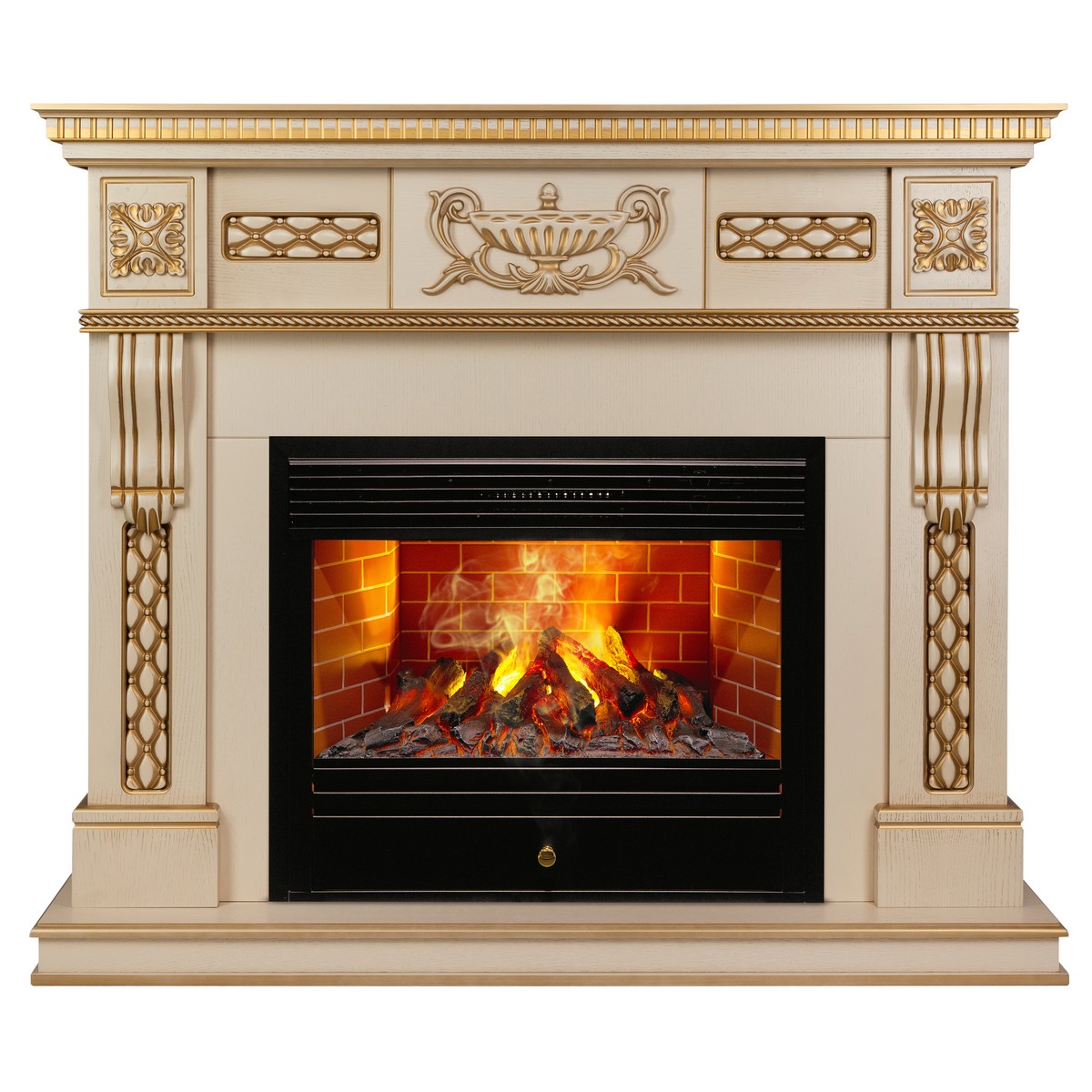 Электрокамин RealFlame Corsica Lux 25,5/26 WT с очагом 3D Novara