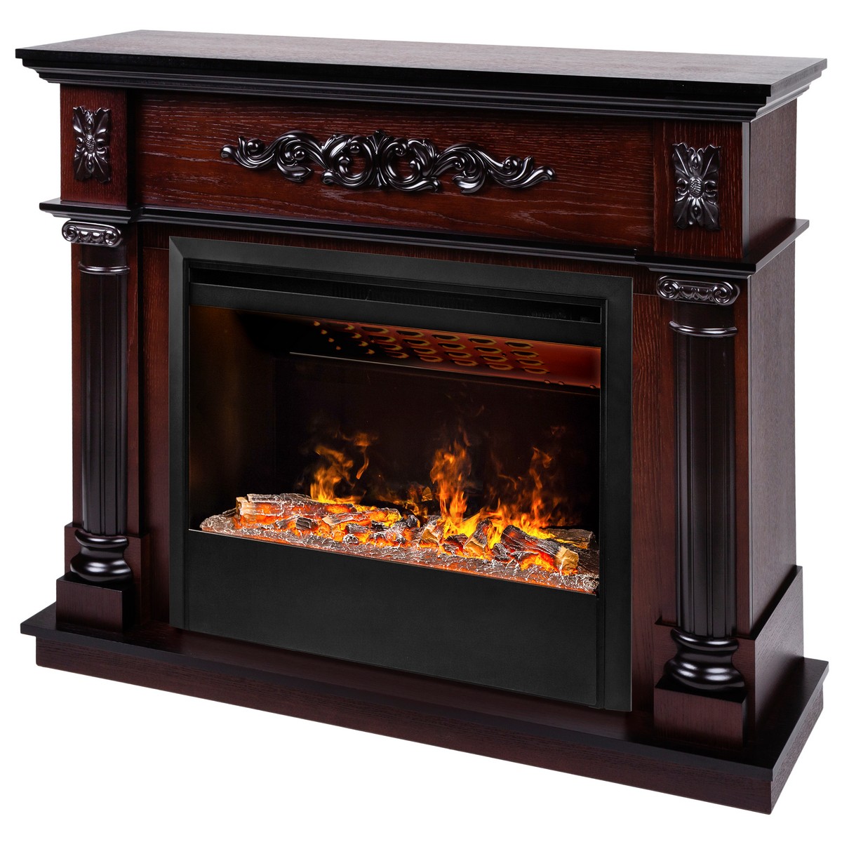 Электрокамин RealFlame Silvia 26 AO с очагом 3D Helios 26 SBG