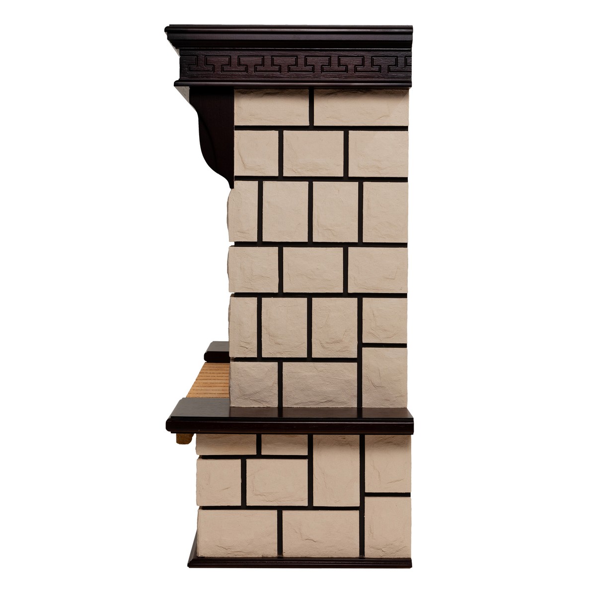 Электрокамин RealFlame Stone 33 AO античный дуб с очагом Epsilon 33